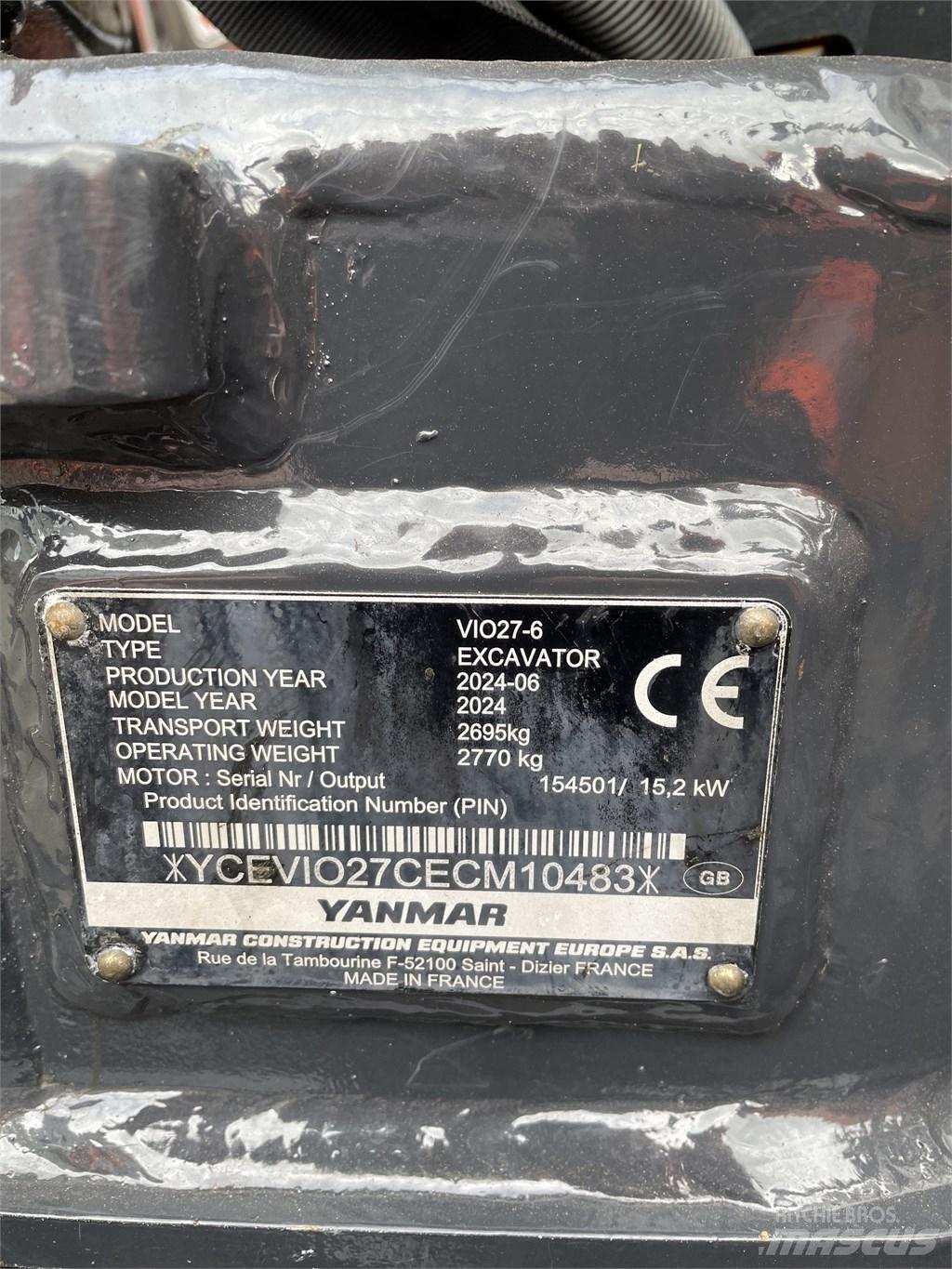 Yanmar Vio 27 Mini excavatoare < 7t