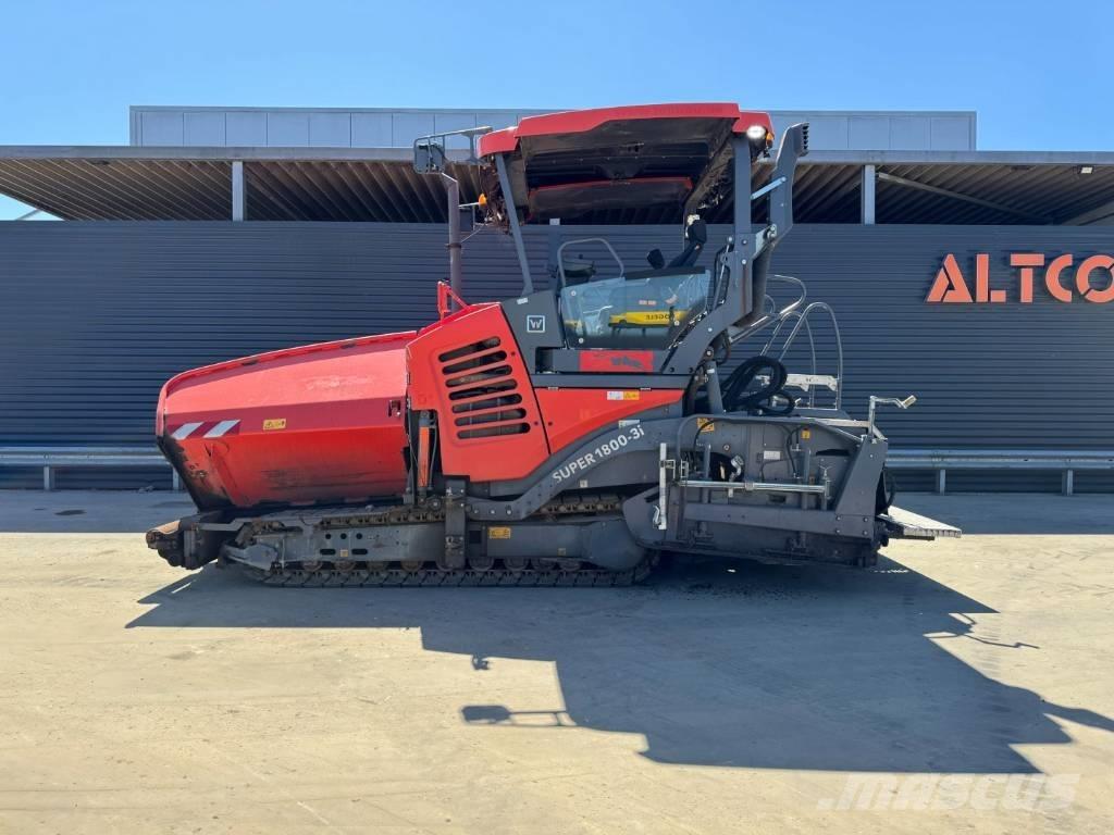 Vögele SUPER 1800-3I Pavatoare asfalt