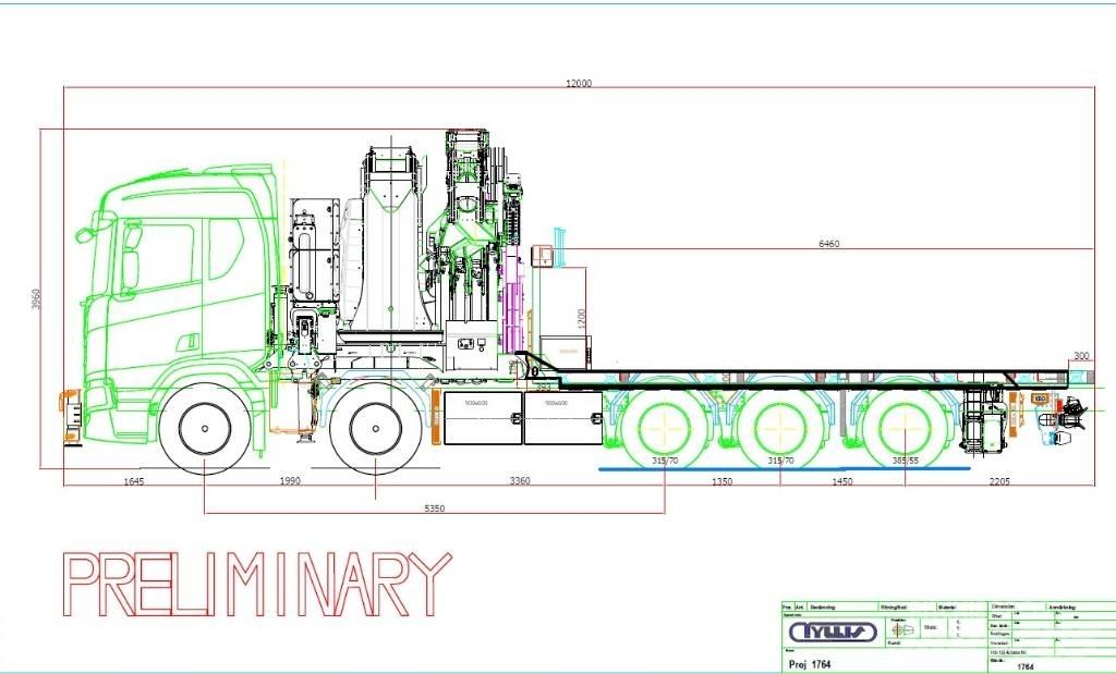 Scania R660 Camioane cu macara