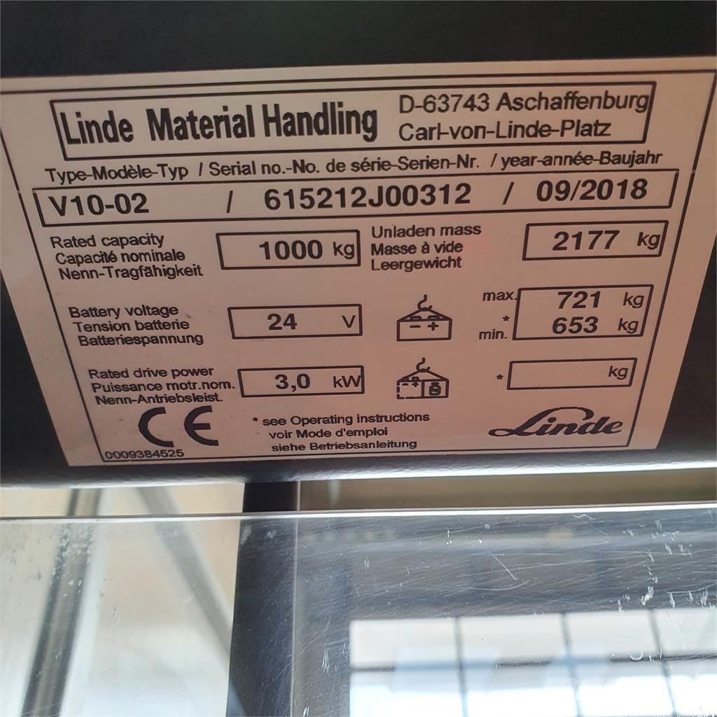 Linde V10 Stivuitoare pentru comisionare(logistica)