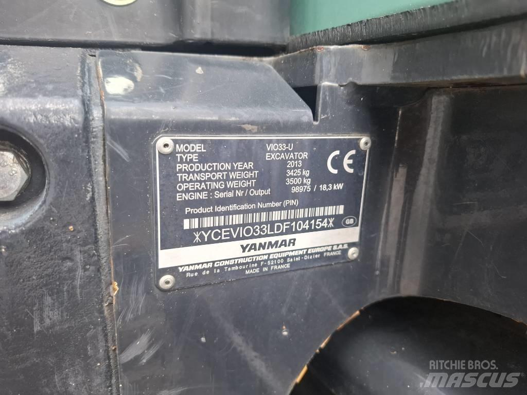 Yanmar Vio 33 U Mini excavatoare < 7t