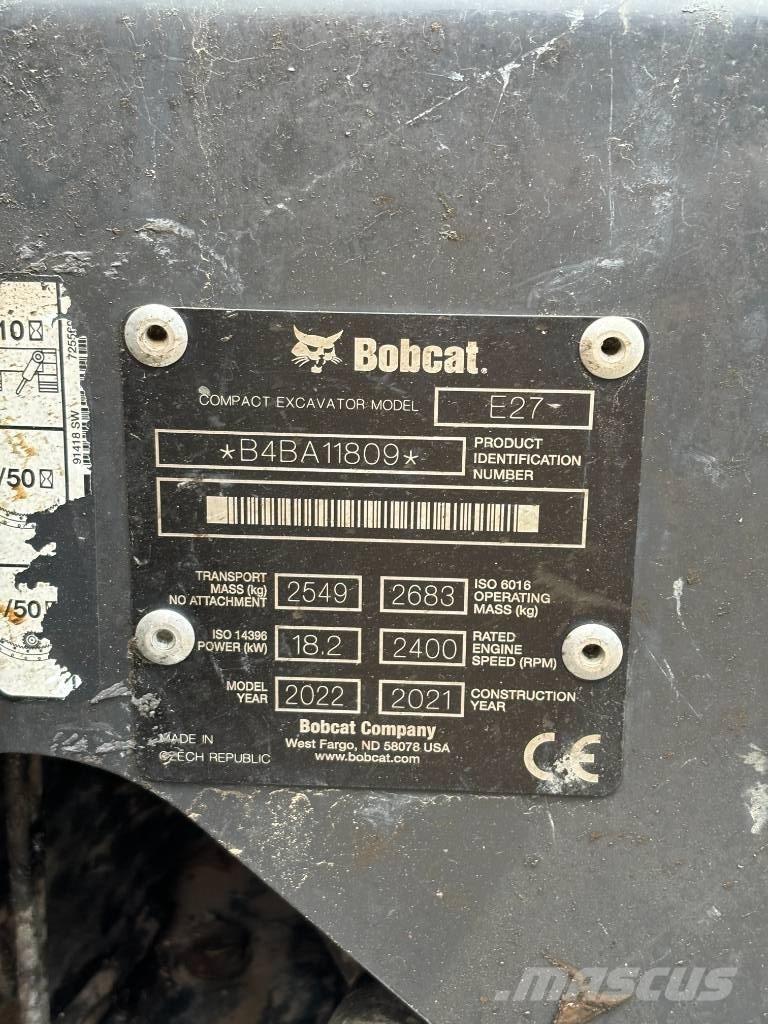 Bobcat E 27 Mini excavatoare < 7t