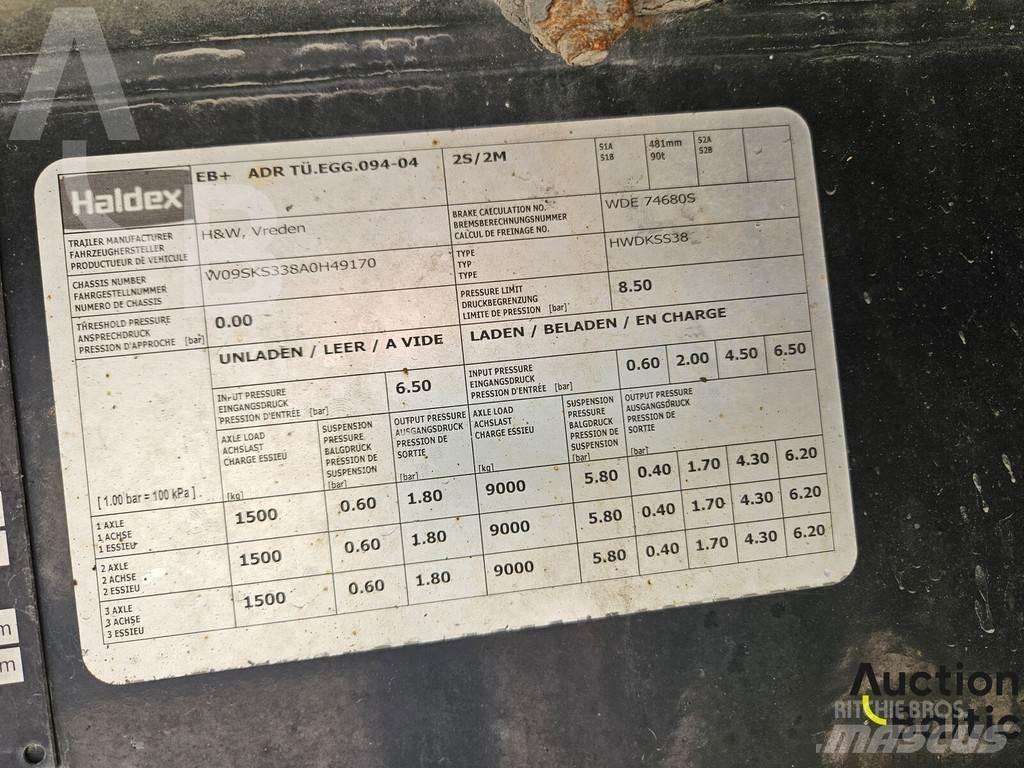 H&W HWDKSS 38 Semi-remorca speciala