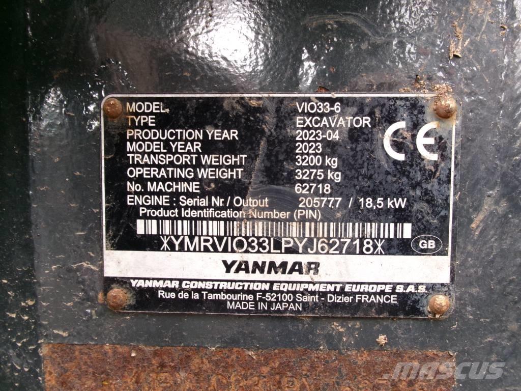 Yanmar Vio 33 Mini excavatoare < 7t