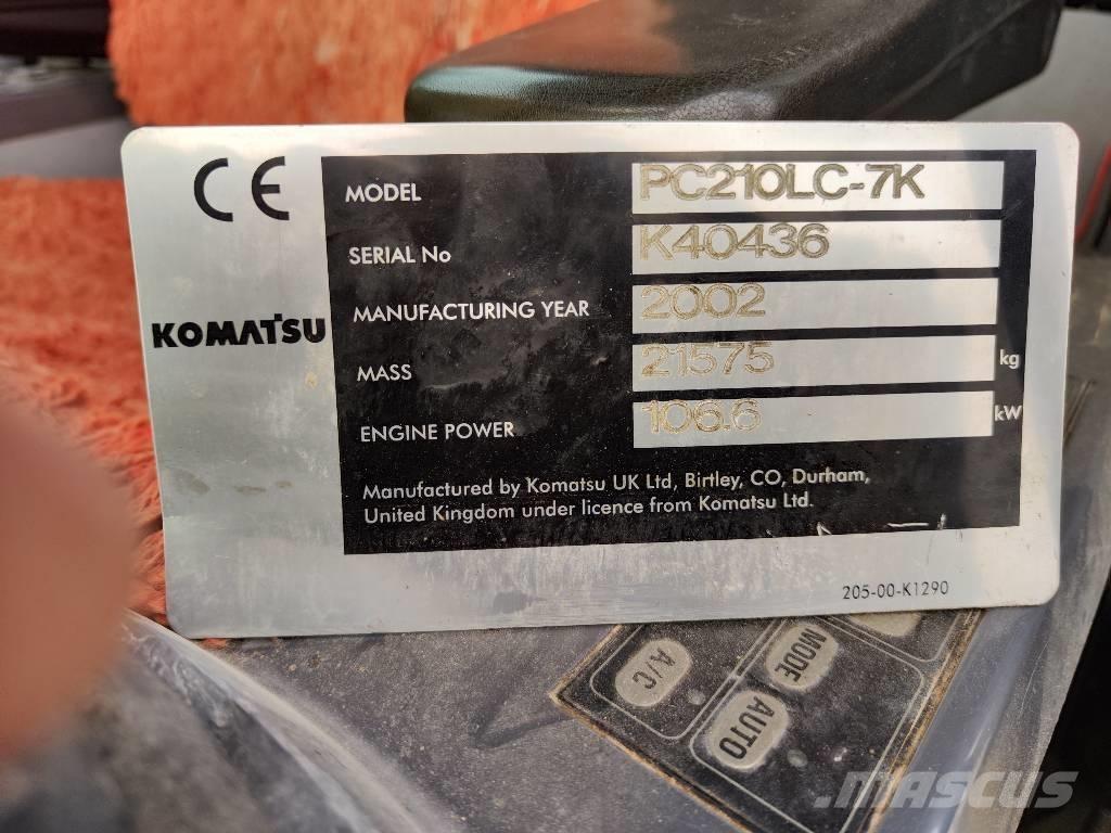 Komatsu PC 210 LC-7K Excavatoare pe șenile
