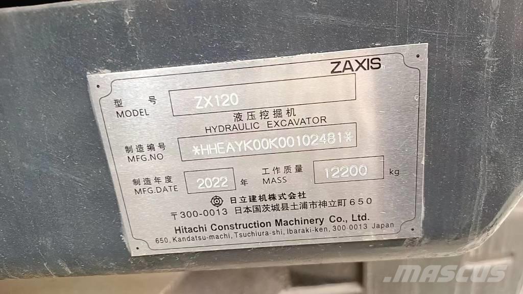 Hitachi ZX 120-6 Mini excavatoare < 7t
