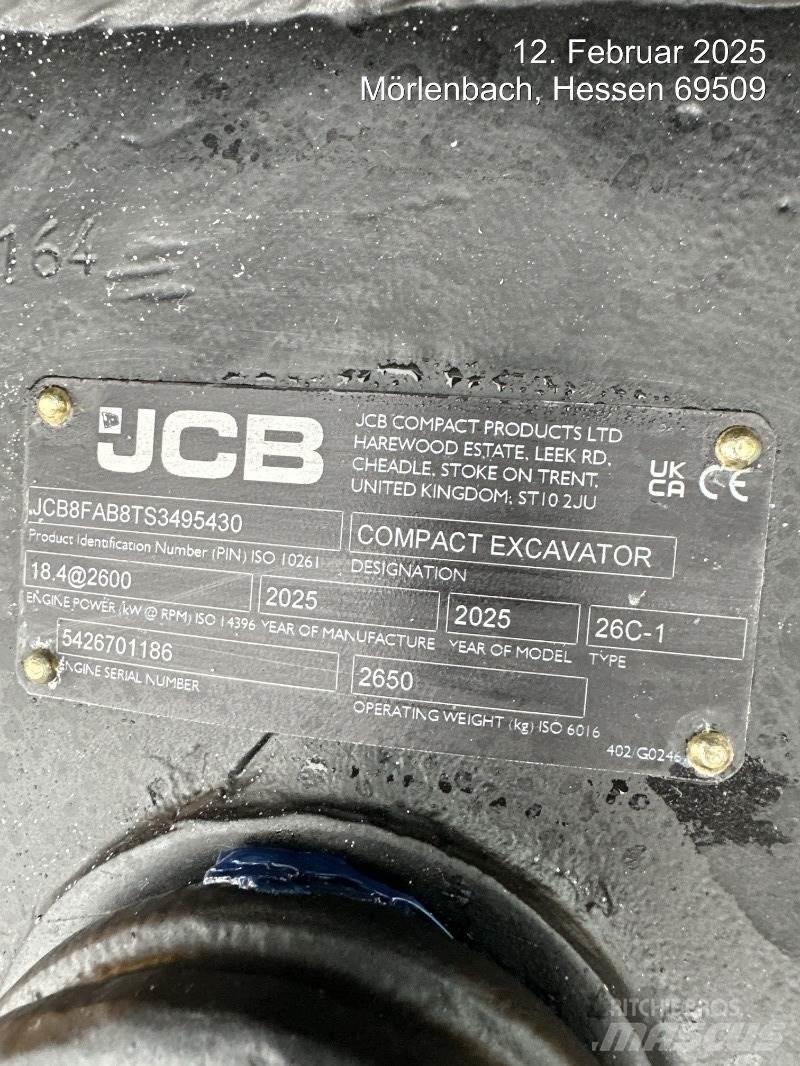 JCB 26C-1 Mini excavatoare < 7t