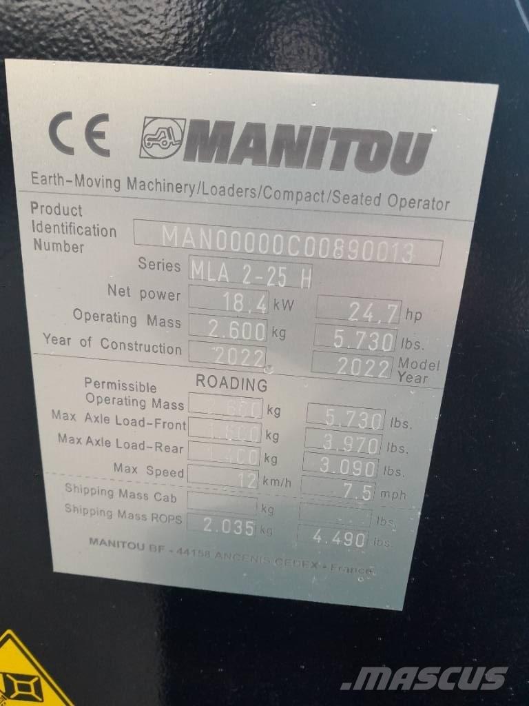 Manitou MLA 2-25 Incarcatoare multifunctionale