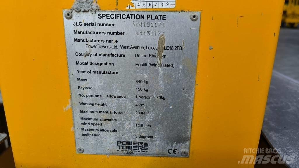 JLG Ecolift Platforme aeriene manevrabile