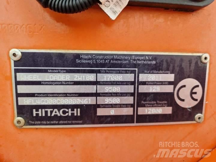 Hitachi ZW 180 Incarcator pe pneuri