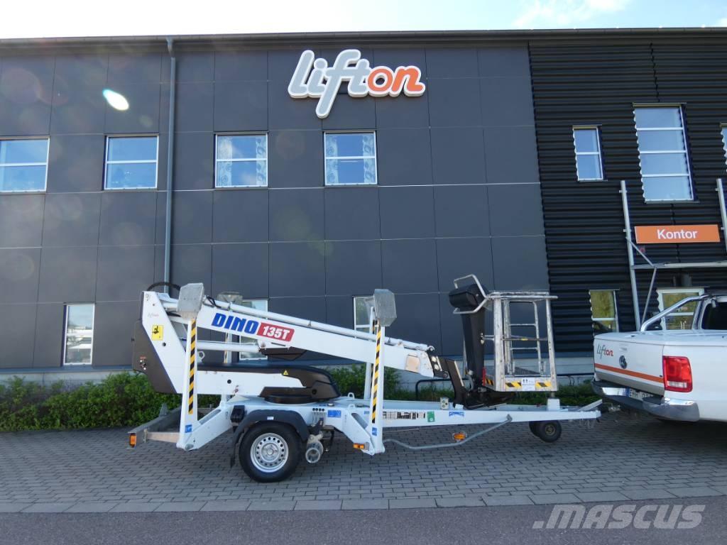 Dino 135 T Skylift Platforme aeriene montate pe remorca