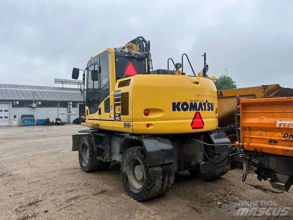Komatsu PW 148 Excavatoare cu roti
