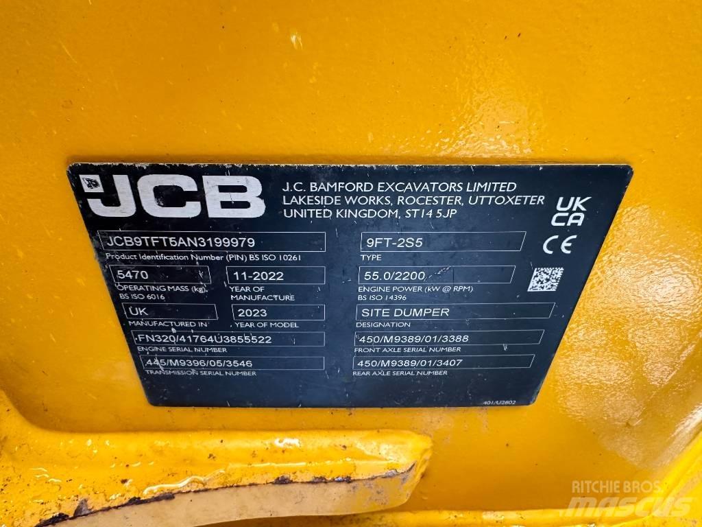JCB 9 Ton Dumper Minitractor de teren