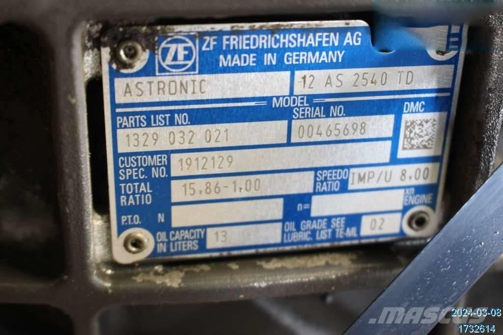 DAF XF 510 Cutii de viteze