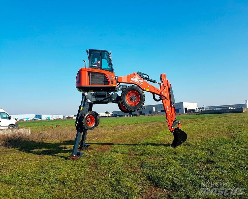Euromach R555 Excavator amfibiu