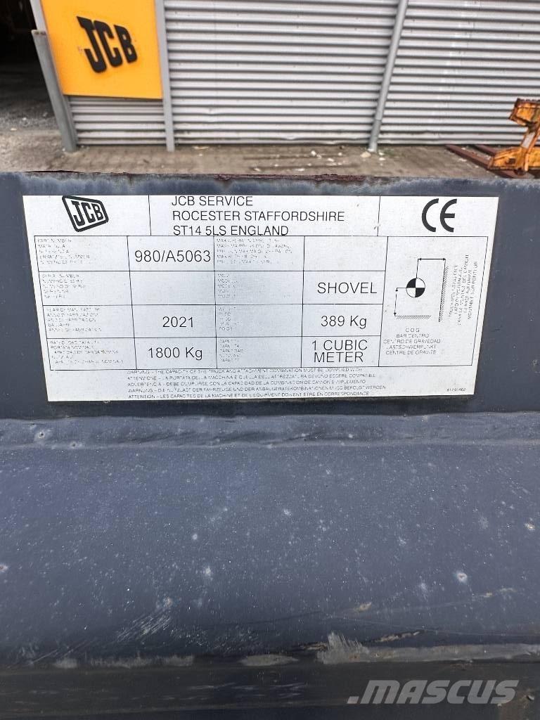 JCB Læsseskovl - 226cm Pistoane