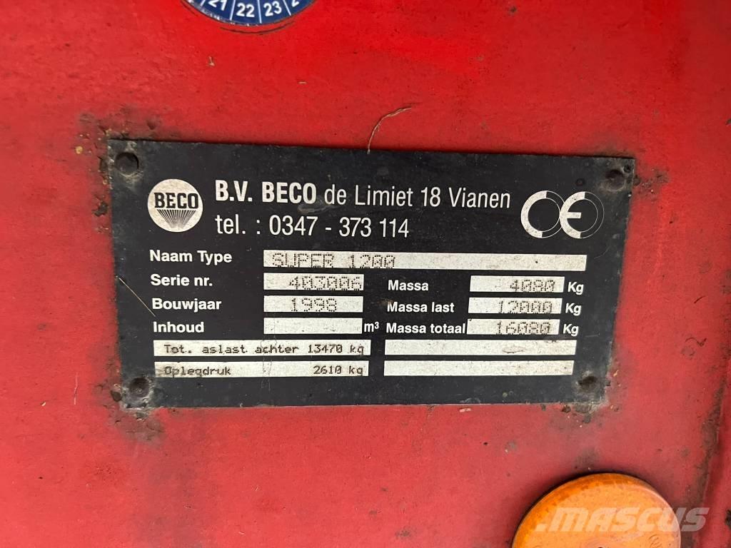 Beco Super 1200 Remorci rabatabile