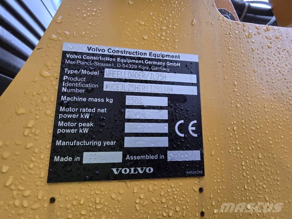 Volvo JL25H Electric Incarcator pe pneuri