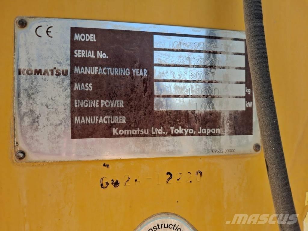 Komatsu GD 521 A-1E Utilaje construcții - Altele