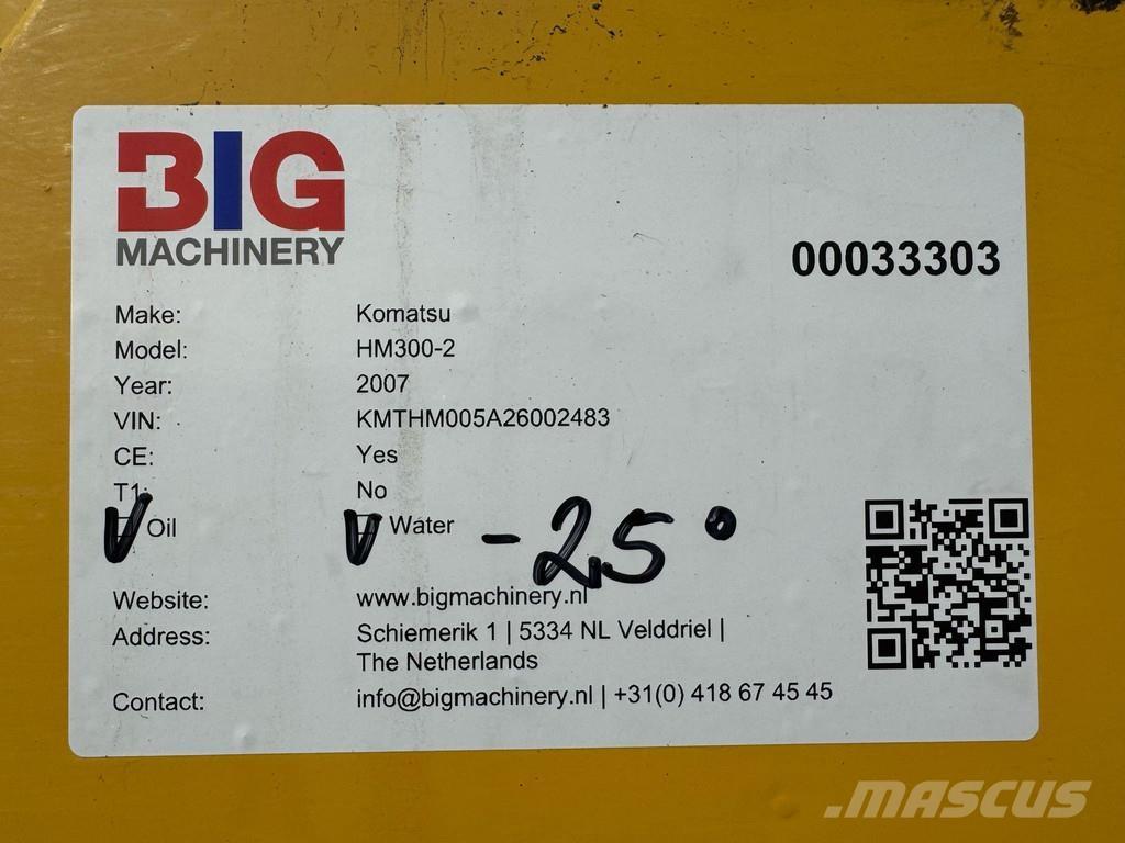 Komatsu HM300-2 Transportoare articulate