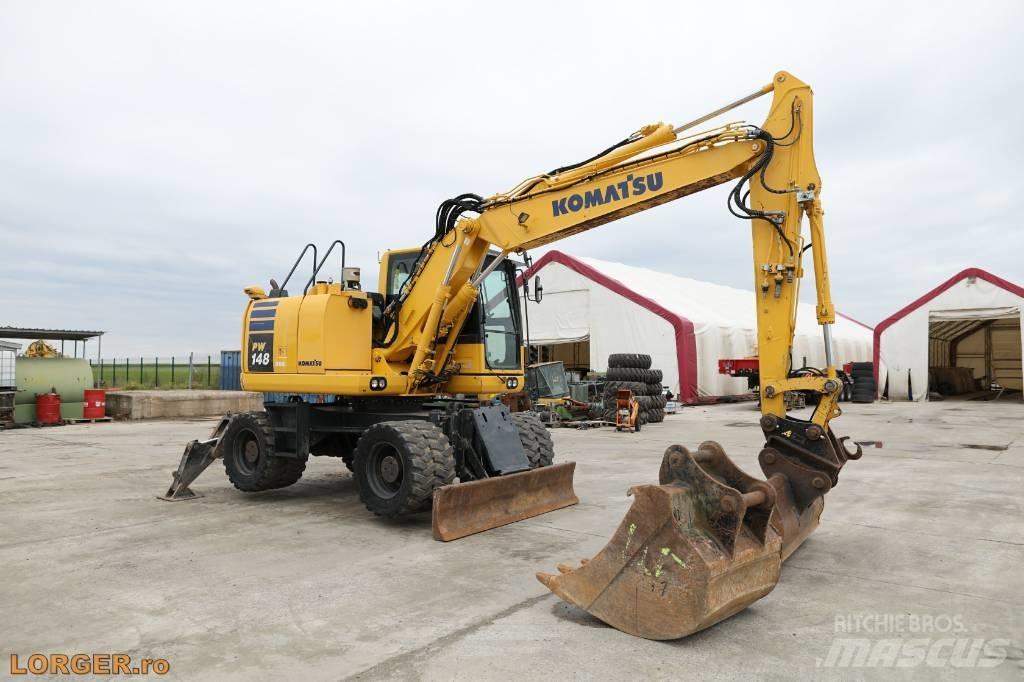 Komatsu PW 148-10 Excavatoare cu roti