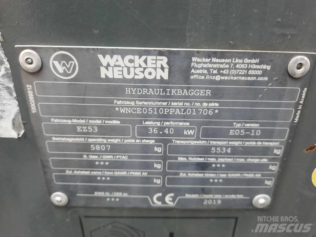 Wacker Neuson EZ 53 Mini excavatoare < 7t