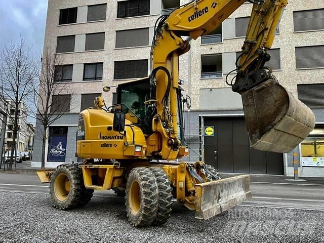 Komatsu PW 98 MR Excavatoare cu roti