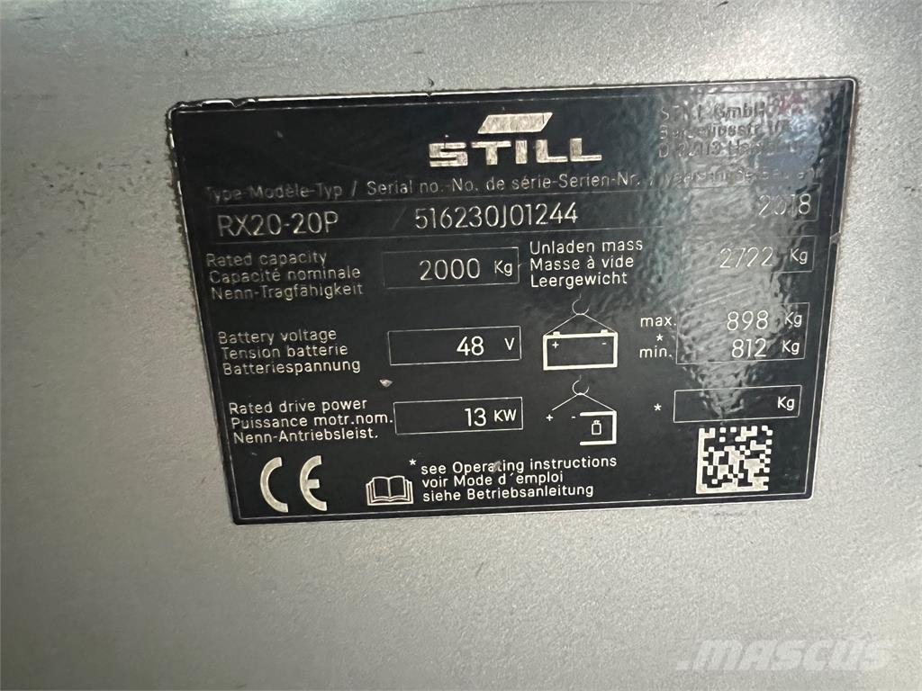 Still RX20-20P Stivuitor electric