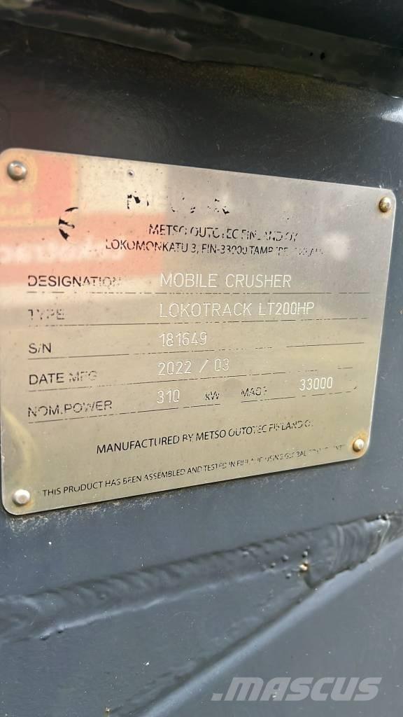 Metso LT 200 HP Concasoare mobile
