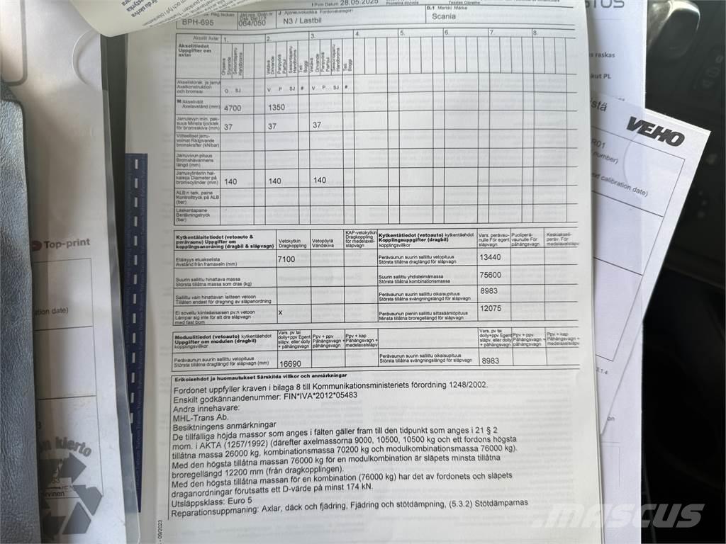 Scania R620 6X4 Camion cu carlig de ridicare