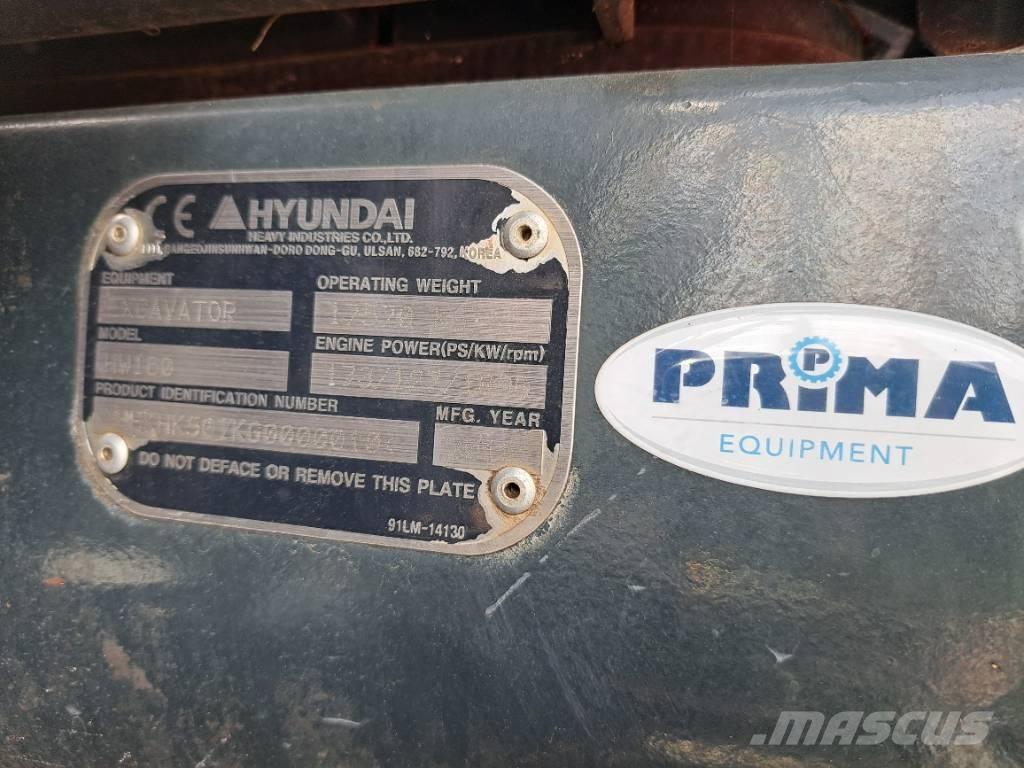 Hyundai HW 160 Excavatoare cu roti