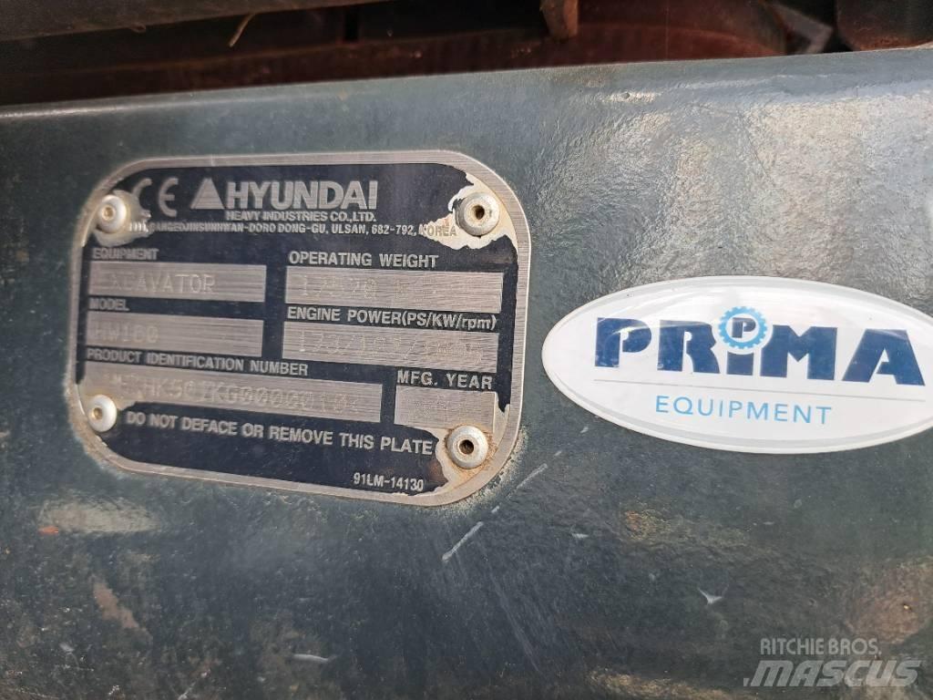 Hyundai HW160 Excavatoare cu roti