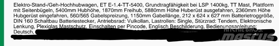 Crown ET40001.4 Transpaleti
