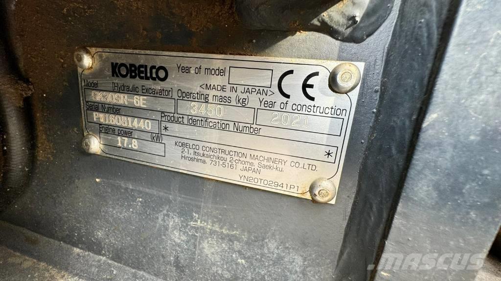Kobelco SK 30 SR-6E Mini excavatoare < 7t