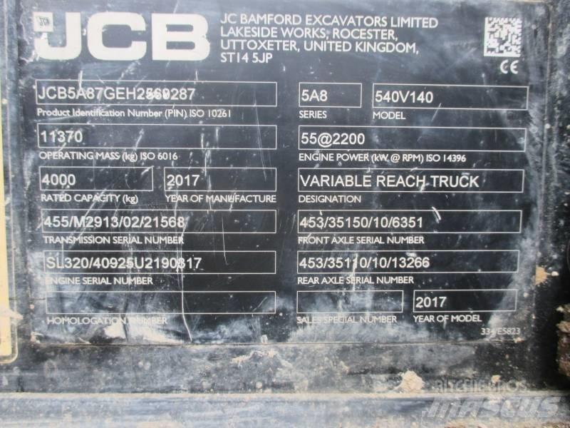 JCB 540-140 Stivuitoare telescopice