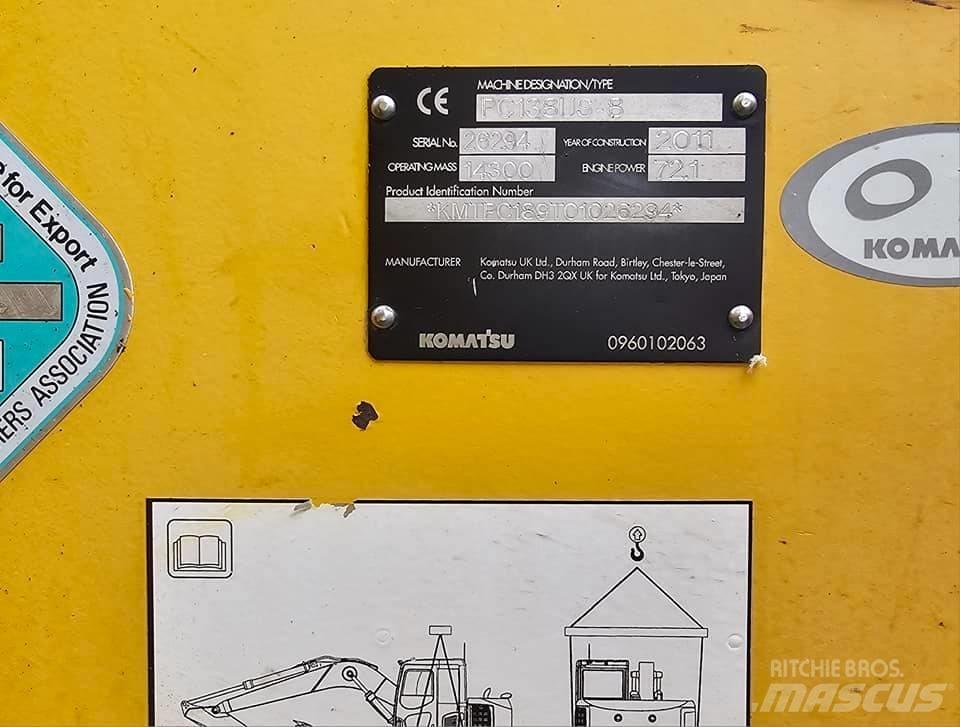 Komatsu PC 138 Excavatoare 7t - 12t