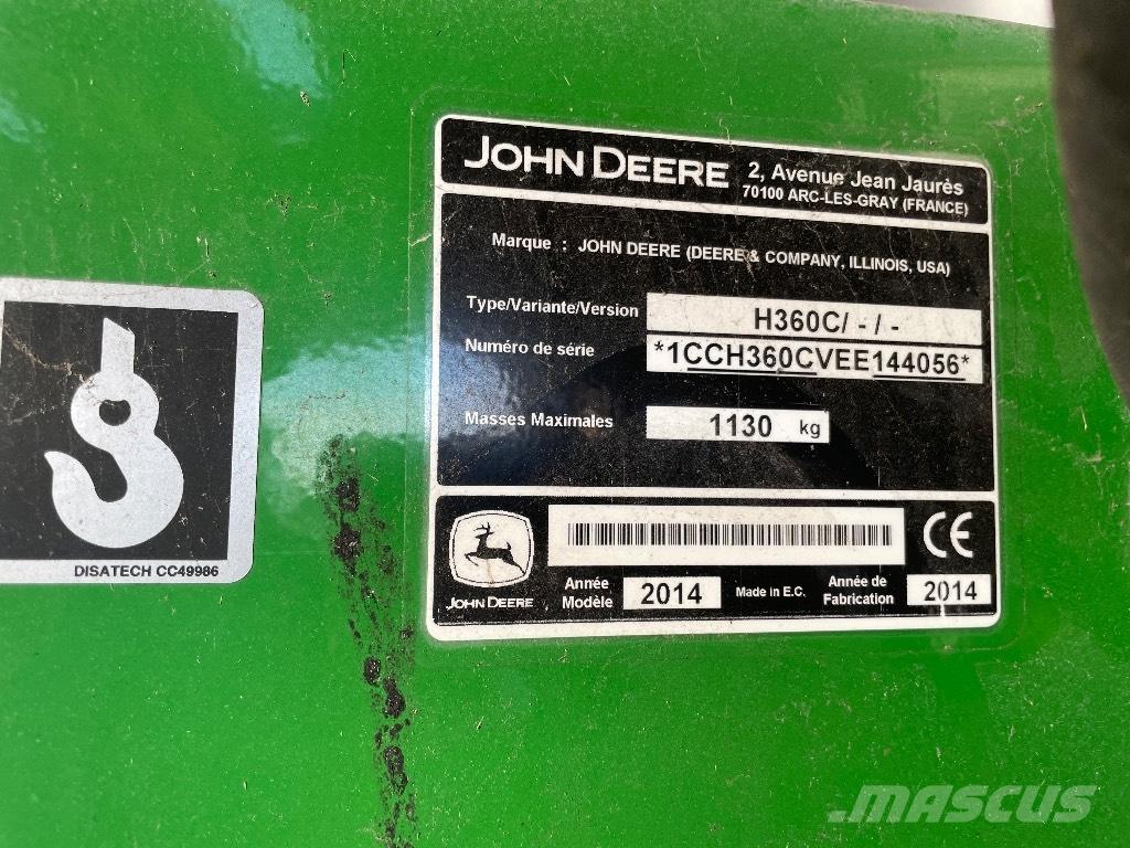 John Deere H 360 Încarcatoare frontale