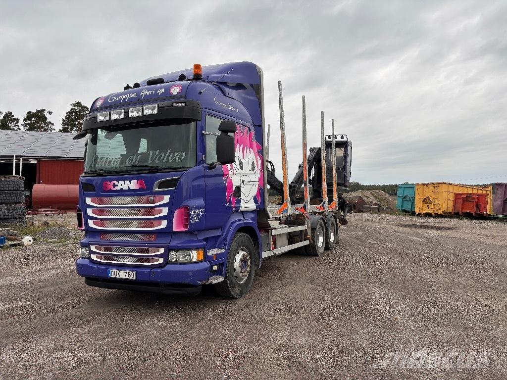 Scania 560. 6x4 Camion pentru lemne
