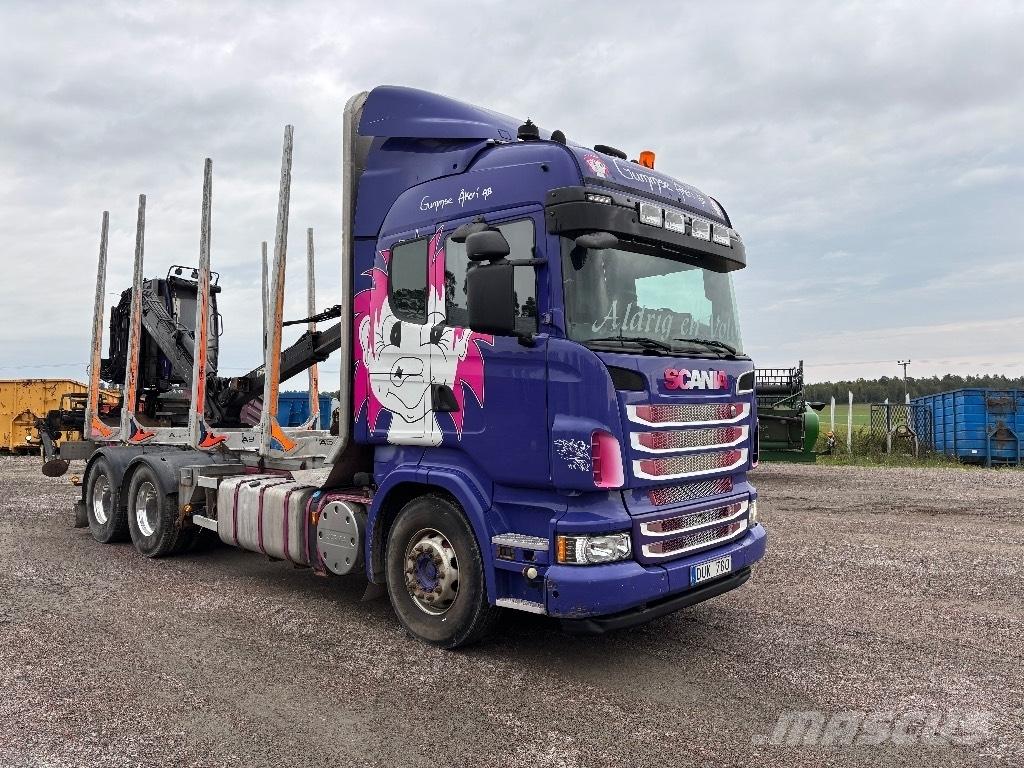 Scania 560. 6x4 Camion pentru lemne