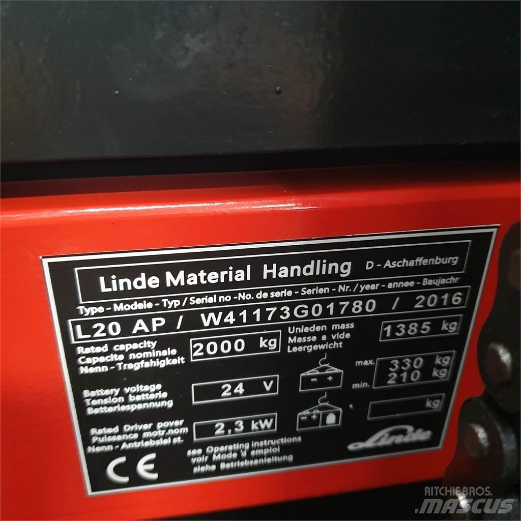 Linde L20APi Transpaleta manuala