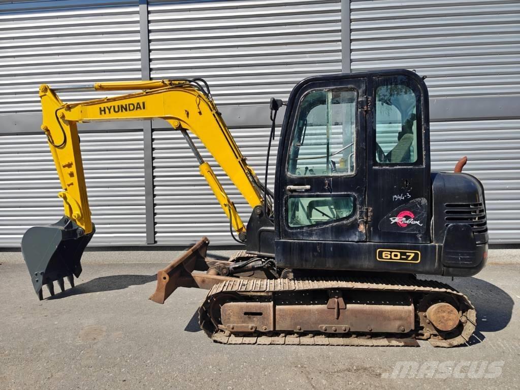 Hyundai R 60-7 Mini excavatoare < 7t