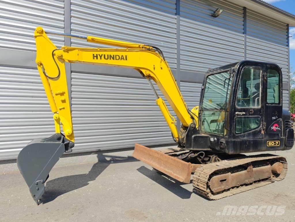 Hyundai R 60-7 Mini excavatoare < 7t
