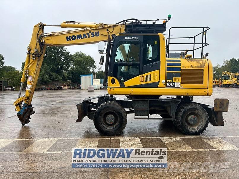 Komatsu PW 160 Excavatoare cu roti