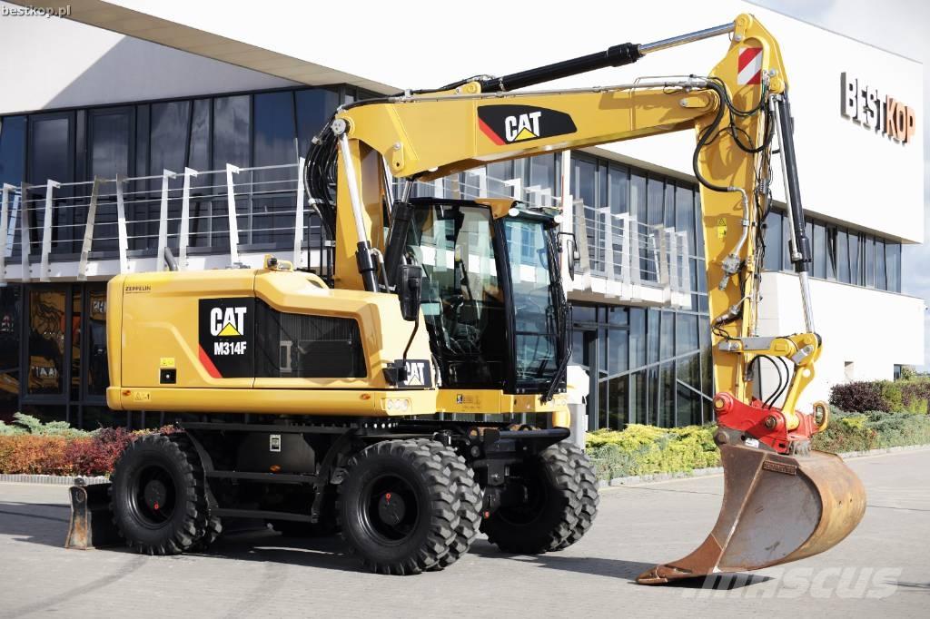 CAT M 314 F Excavatoare cu roti