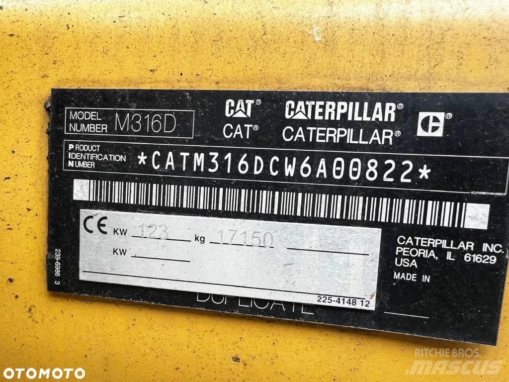 CAT M 316 D Excavatoare cu roti