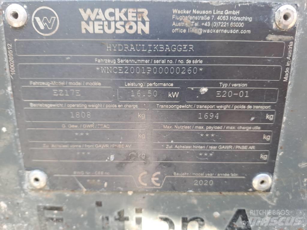 Wacker Neuson EZ17e Excavatoare pe șenile
