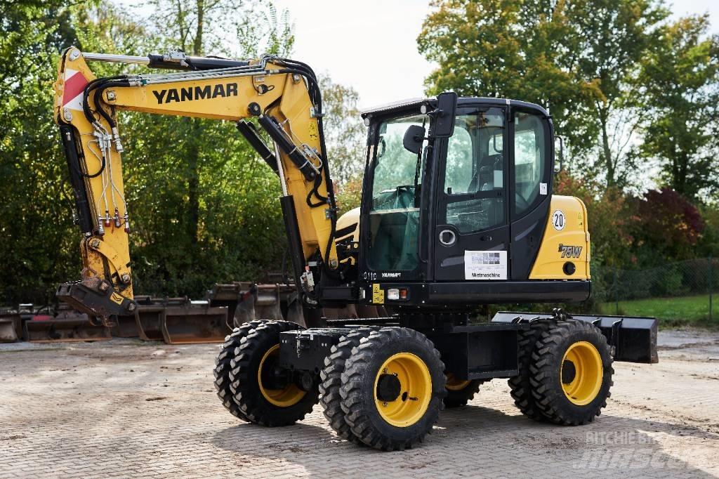Yanmar B 75 W Excavatoare cu roti