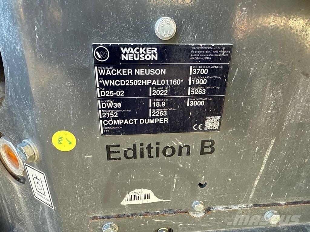 Wacker Neuson DW30 Minitractor de teren