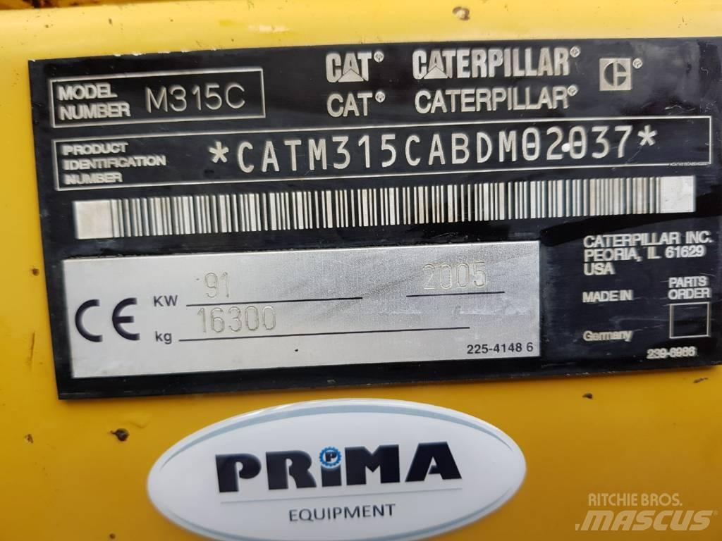 CAT M315C Outriggers Sasiuri si suspensii