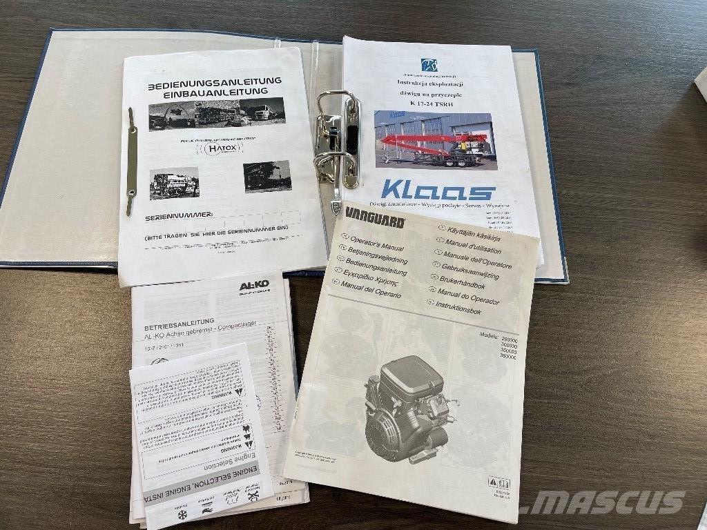 Klaas K 17-24 TSHR Macara pentru orice teren